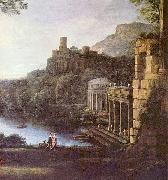 Claude Lorrain Landschaft mit der Nymphe Egeria und Konig Numa oil on canvas